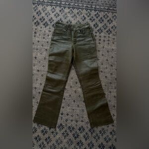 100% leather vintage pants